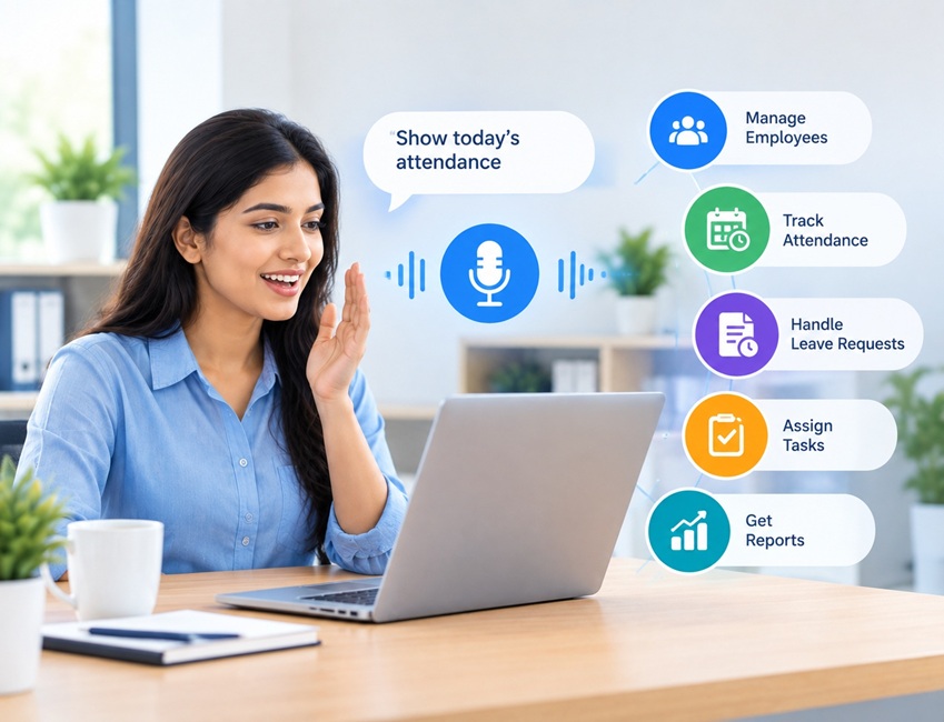 Manage Your Employees and Business Operations Using Simple Voice Commands
