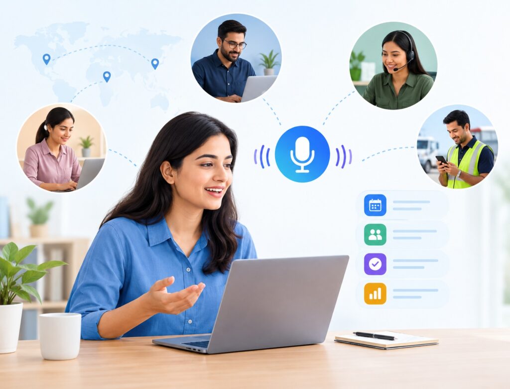 Managing Distributed Teams: Simplify Remote and Hybrid Workforce Management with Voice AI